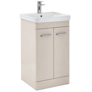 Scudo Rossini 500mm Floorstanding Vanity Unit & Basin Matt Stone