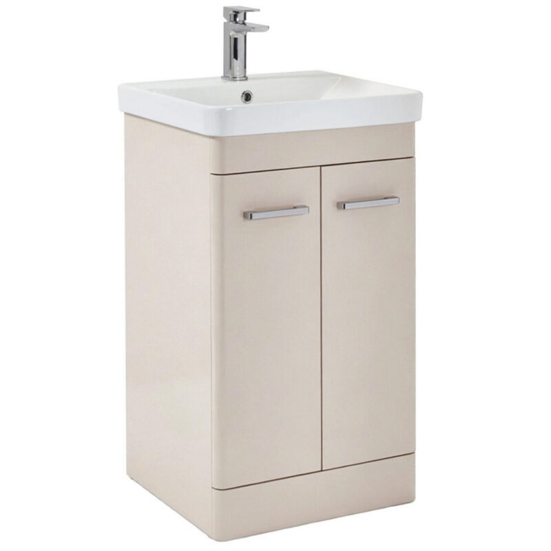 Scudo Rossini 500mm Floorstanding Vanity Unit & Basin Matt Stone Scudo Rossini 500mm Floorstanding Vanity Unit & Basin Matt Stone