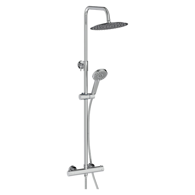 Scudo Serena Chrome Round Shower Set with Easykit Scudo Serena Chrome Round Shower Set with Easykit