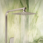 Scudo Elliot Rigid Riser Shower with Easykit Brushed Nickel