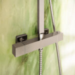 Scudo Elliot Rigid Riser Shower with Easykit Brushed Nickel