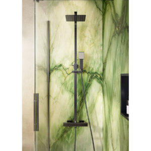 Scudo Elliot Rigid Riser Shower with Easykit Gunmetal