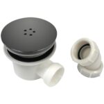 Scudo Gunmetal 90mm Fast Flow Shower Waste