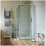 Scudo 800mm Pivot Shower Door