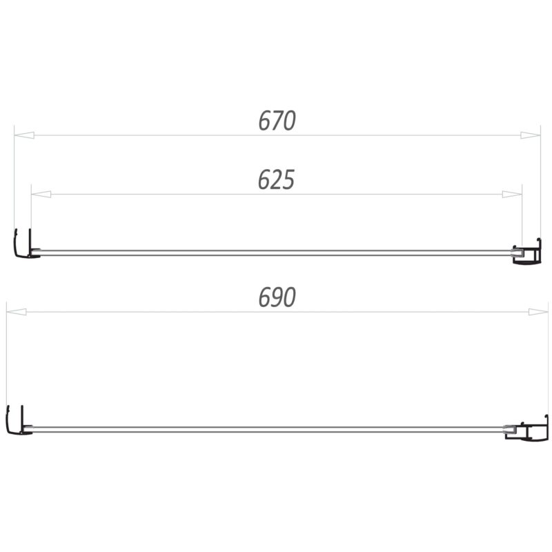 Scudo S6 Side Panel 700mm