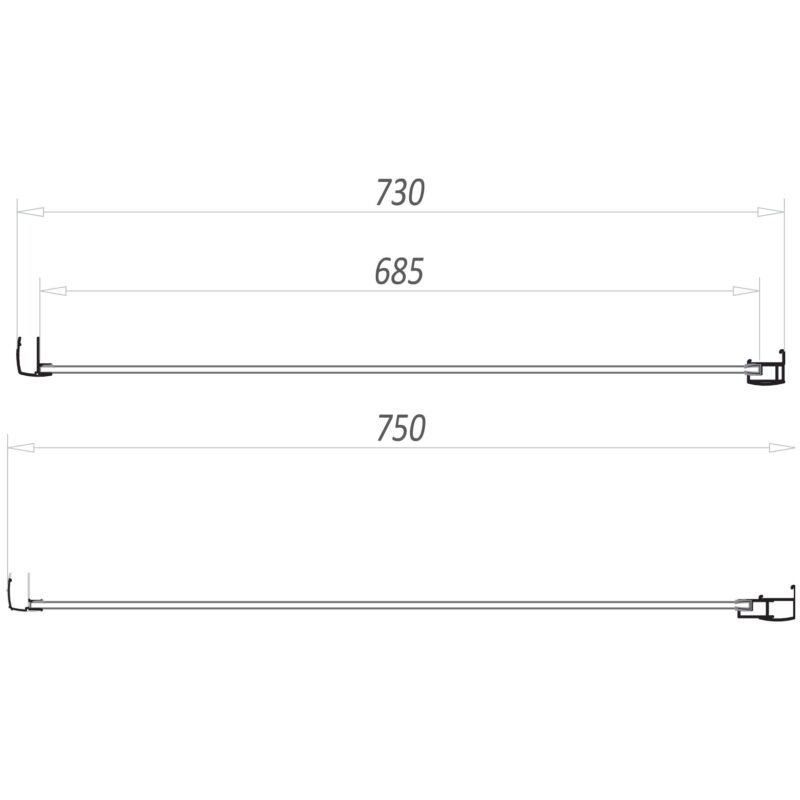 Scudo S6 Side Panel 760mm