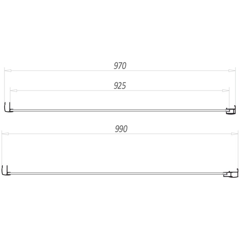 Scudo S6 Side Panel 1000mm