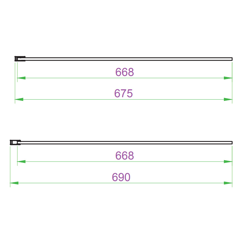 Scudo S8 700mm Brushed Bronze Fluted Wetroom Panel