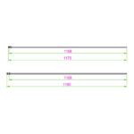 Scudo S8 1200mm Brushed Bronze Wetroom Panel
