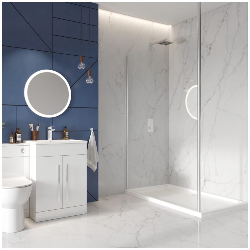 Scudo S8 600mm Wetroom Panel 8mm Glass Scudo S8 600mm Wetroom Panel 8mm Glass