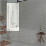 Scudo P Shaped Bath Screen