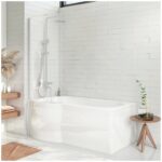 Scudo P Shaped Bath Screen