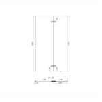 Scudo Chrome Square 900mm Bath Screen with Fixed Panel