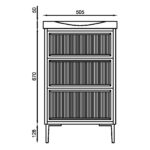 Scudo Bota 500 Fluted Cabinet