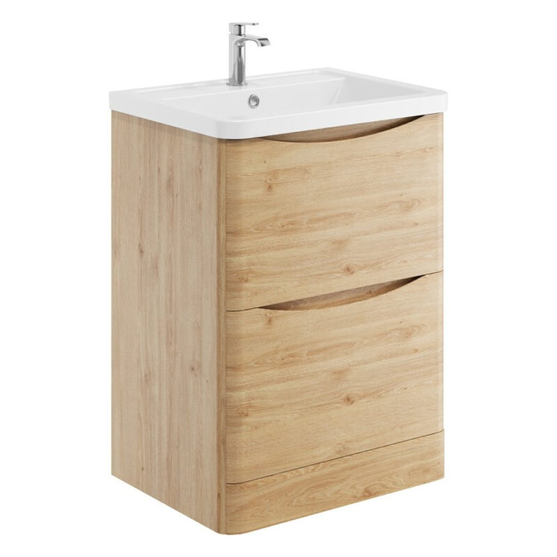 Scudo Bella 600 Floor Cabinet Davos Oak Scudo Bella 600 Floor Cabinet Davos Oak