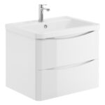 Scudo Bella 600 Wall Cabinet Gloss White