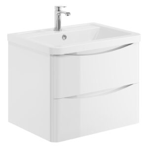 Scudo Bella 600 Wall Cabinet Gloss White