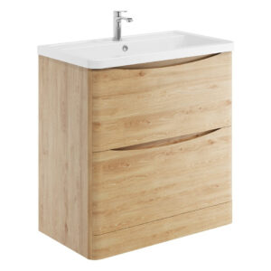 Scudo Bella 800 Floor Cabinet Davos Oak