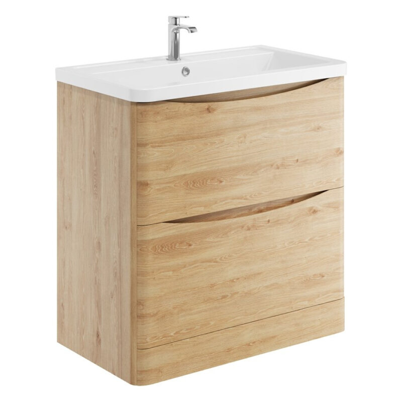 Scudo Bella 800 Floor Cabinet Davos Oak Scudo Bella 800 Floor Cabinet Davos Oak