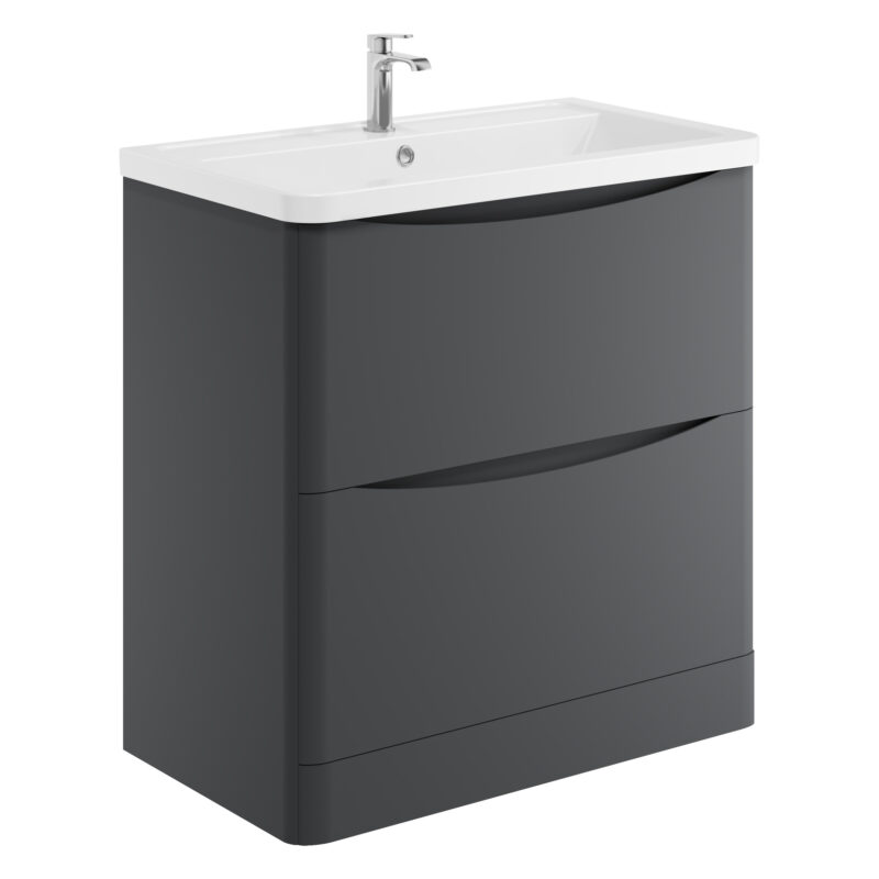 Scudo Bella 800 Floor Cabinet Matt Grey Scudo Bella 800 Floor Cabinet Matt Grey