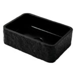 Scudo Rok Rectangle Basin Black