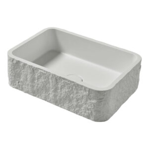 Scudo Rok Rectangle Basin White