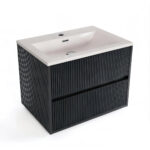 Scudo Linea Square 600 Cabinet Matt Black
