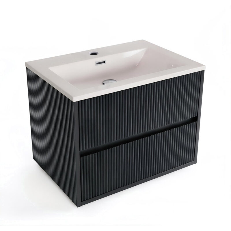 Scudo Linea Square 600 Cabinet Matt Black Scudo Linea Square 600 Cabinet Matt Black