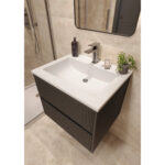 Scudo Linea Square 600 Cabinet Matt Black