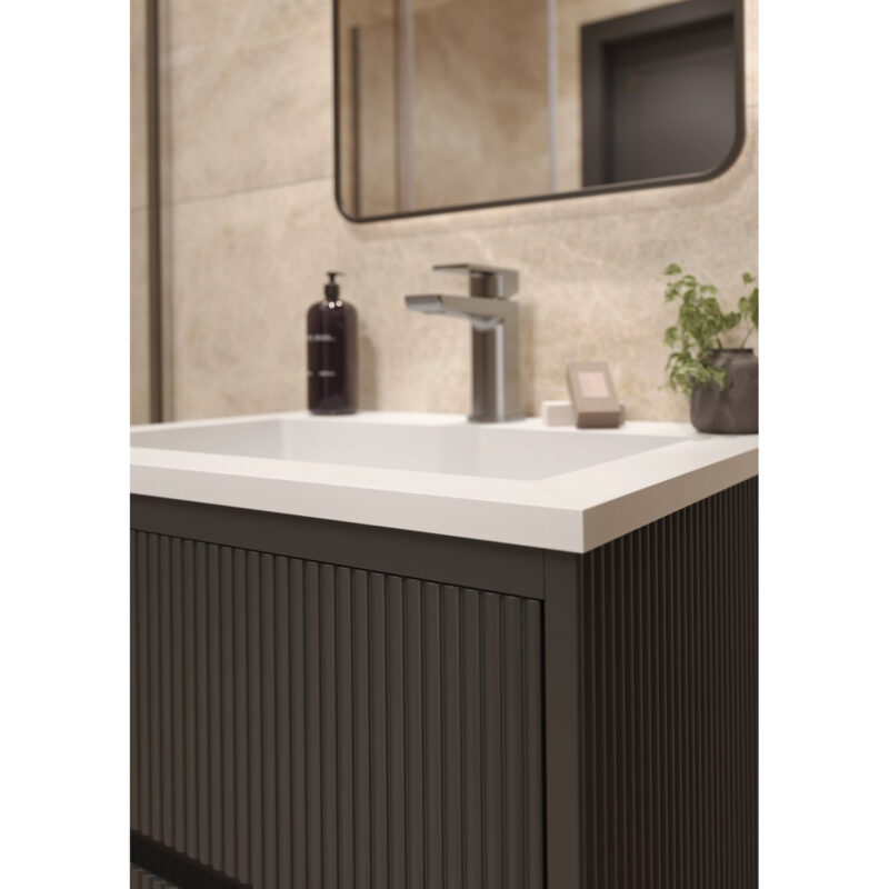 Scudo Linea Square 600 Cabinet Matt Black