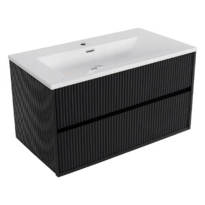 Scudo Linea Square 800 Cabinet Matt Black
