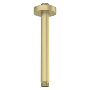 Scudo Round Ceiling Mounted Shower Arm Brushed Brass