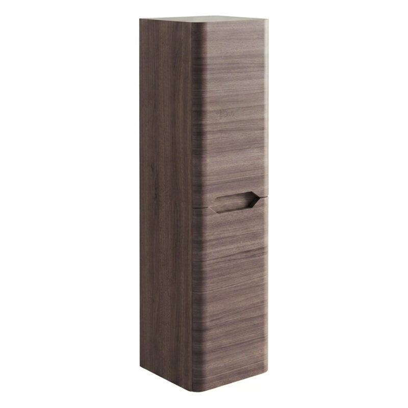 Scudo Ella 1400 Tall Boy Cabinet Walnut Scudo Ella 1400 Tall Boy Cabinet Walnut