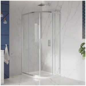 Scudo 800mm Double Door Quadrant Shower Enclosure 8mm Glass