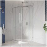 Scudo 900mm Double Door Quadrant Shower Enclosure 8mm Glass