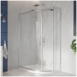 Scudo Offset Double Door Quadrant 900x760mm