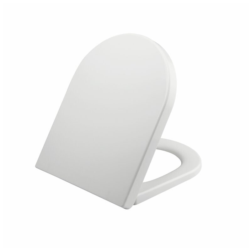 Scudo Spa D Shape Wrap Over Soft Close Top Fix Toilet Seat