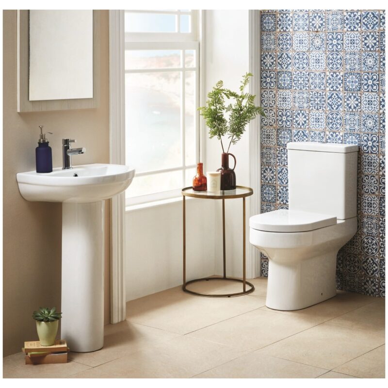 Scudo Spa D Shape Wrap Over Soft Close Top Fix Toilet Seat