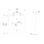 Scudo Choices / Porto Luxury Heavyweight Soft Close Toilet Seat