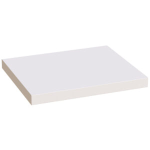 Scudo Shelph 600mm Basin Shelf & Brackets Matt White