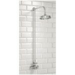 Scudo Traditional Rigid Riser Shower with Fixed Head