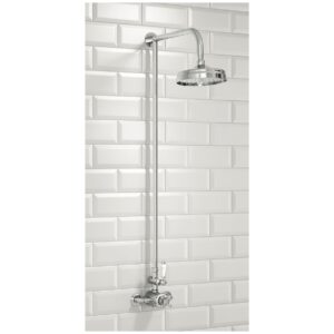 Scudo Traditional Rigid Riser Shower with Fixed Head