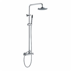 Scudo Round Thermostatic Bar Valve with Riser Rail