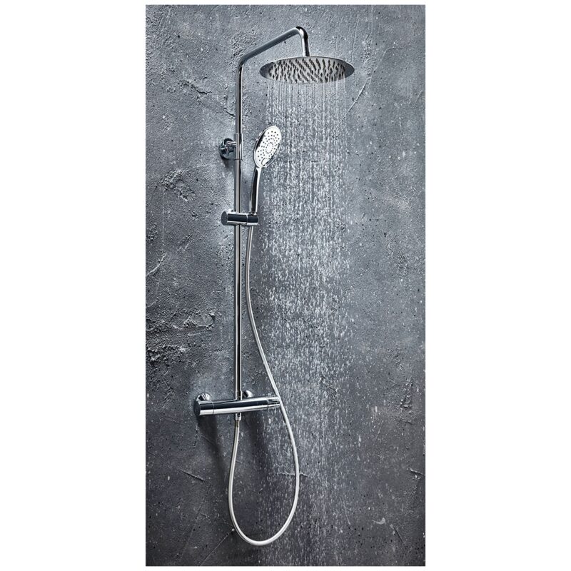 Scudo Messi Round Cool Touch Rigid Riser Shower Scudo Messi Round Cool Touch Rigid Riser Shower