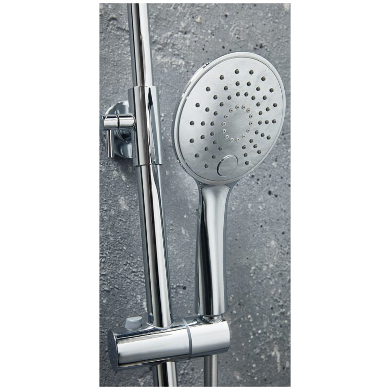 Scudo Messi Round Cool Touch Rigid Riser Shower