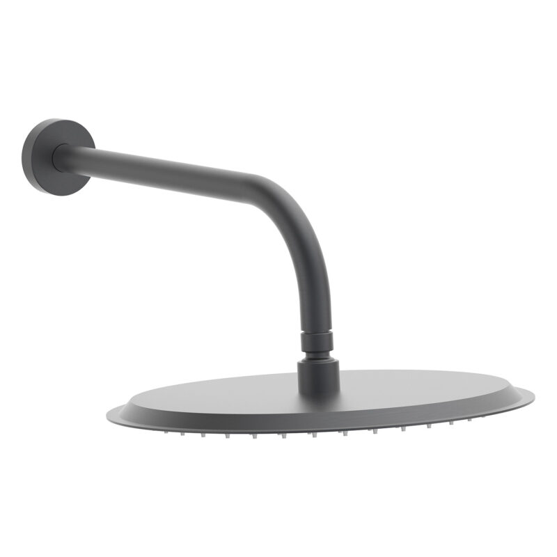 Scudo Shower Head & Arm 300mm Gunmetal Scudo Shower Head & Arm 300mm Gunmetal