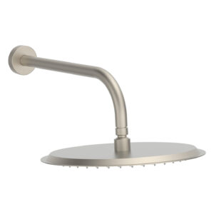 Scudo Shower Head & Arm 300mm Brushed Nickel