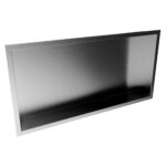 Scudo Inset Shower Niche 600 x 300mm Gunmetal