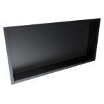 Scudo Inset Shower Niche 600 x 300mm Matt Black