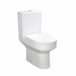 Scudo Spa Comfort Height Open Back Pan with Cistern & Soft Close Seat